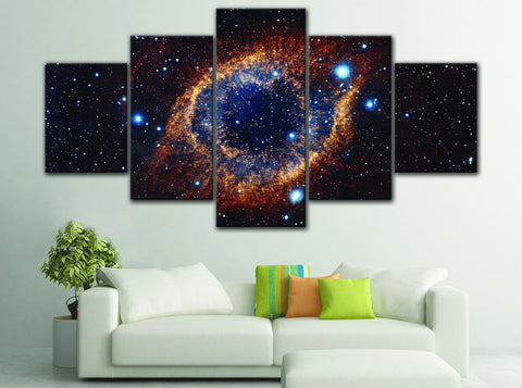 Cosmos Helix Nebula Astronomy Wall Art Canvas Printing Decor