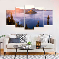 Crater Lake Oregon National Park Wall Art Canvas Printing Decor