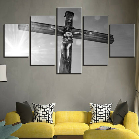 Cross Jesus Christ Wall Art Canvas Printing Decor