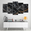 Image of Dark Gray Marble Abstract Fine Art Wall Art Canvas Printing Decor