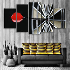 Dartboard Game Wall Art Canvas Printing Decor