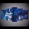 Image of Day Of The Dead Inspired Face Wall Art Canvas Printing Decor