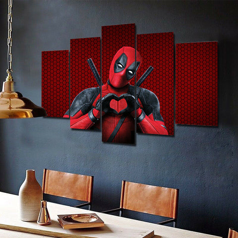 Deadpool Avengers Comics Wall Art Canvas Printing Decor