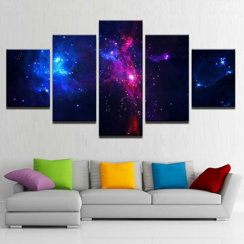 Deep Space Constellation Wall Art Canvas Printing Decor