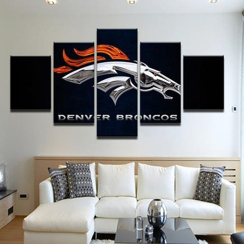 Denver Broncos Sport Team Wall Art Canvas Printing Decor