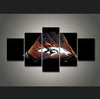 Image of Denver Broncos Sports Team Wall Art Canvas Printing Decorate
