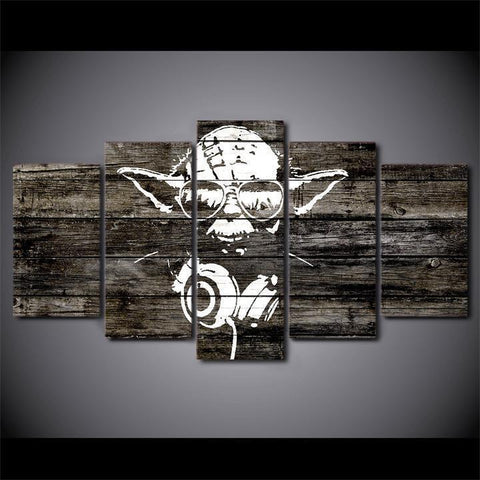 Dj Yoda Of Star Wars Movie Wall Art Canvas Printing