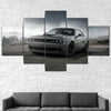 Image of Dodge Challenger SRT Muscle Car Wall Art Canvas Printing Decor