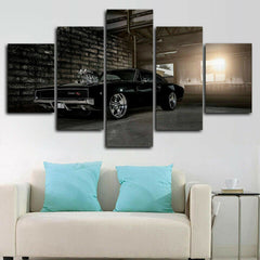Dodge Charger 1970 Muscle Car Wall Art Canvas Printing Decor