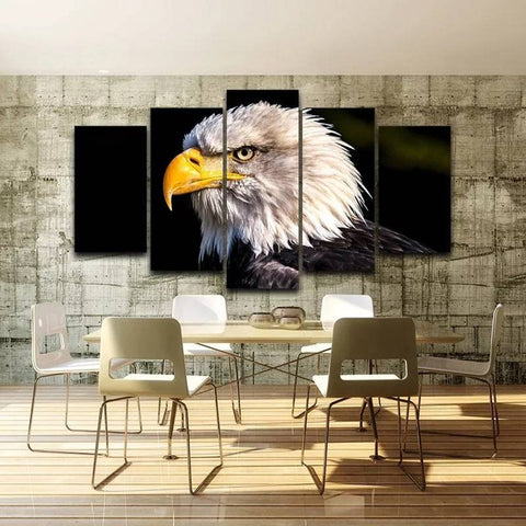Eagle Hunter Bird Predator American Wall Art Canvas Printing Decor