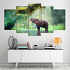 Image of Elephant Wild Animal Wall Art Canvas Printing Decor