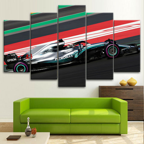 F1 Lewis Hamilton Formula Mercedes Wall Art Canvas Printing Decor