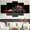 Image of Ferrari Anatomy Sport Car engineering Wall Art Canvas Printing Decor