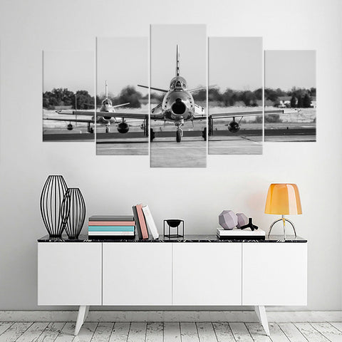 Fighter Aircraft Sabre United States Army Wall Art Canvas Printing Decor