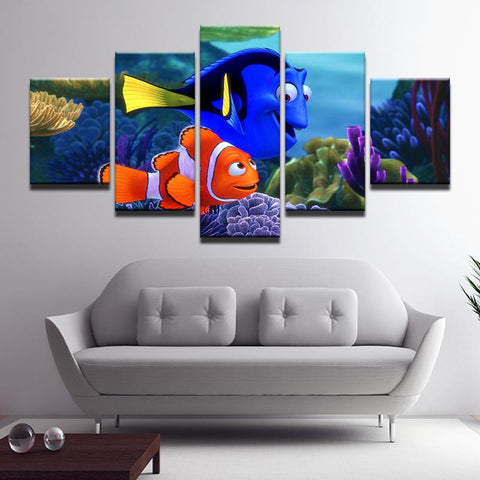 Finding Nemo Dory And Nemo Wall Art Canvas Printing Decor