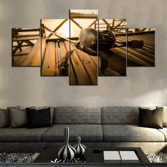 Fishing Tackles Angling and Bait Wall Art Canvas Printing Decor