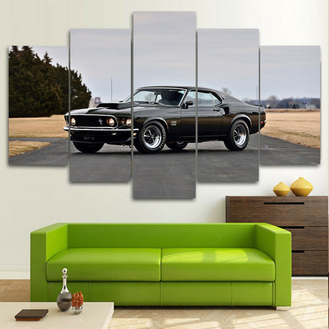 Ford Mustang Muscle Car Classic Wall Art Canvas Printing Decor