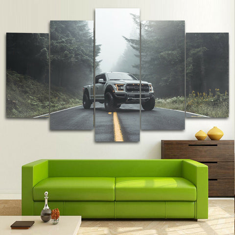 Ford Raptor Pickup Truck Wall Art Canvas Printing Decor