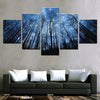 Image of Forest Under Starry Night Sky Wall Art Canvas Printing Decor