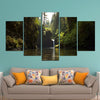 Image of Forest Waterfall Natural Wall Art Canvas Printing Decor