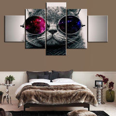 Funny Cat Wall Art Canvas Printing Decor