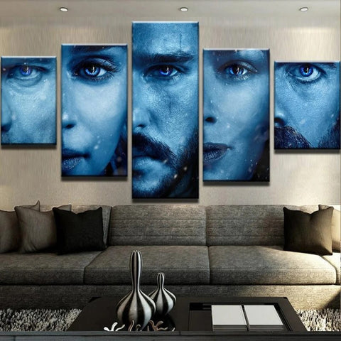 Game of Thrones Got Characters Close Up Wall Art Canvas Printing Decor