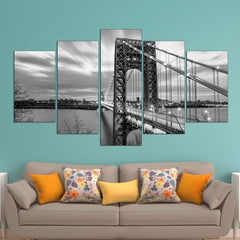 George Washington Bridge Wall Art Canvas Printing Decor