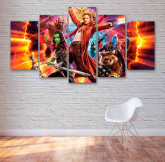 Guardians Of The Galaxy Movie Wall Art Canvas Printing Decor