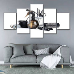 Hair Salon Set Wall Art Canvas Printing Decor