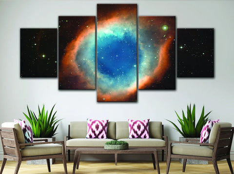 Helix Nebula Astronomy Space Wall Art Canvas Printing Decor