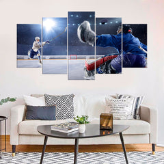 Hockey Sportsmen Wall Art Canvas Printing Decor