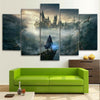 Image of Hogwarts Wizard Fantasy World Wall Art Canvas Printing Decor