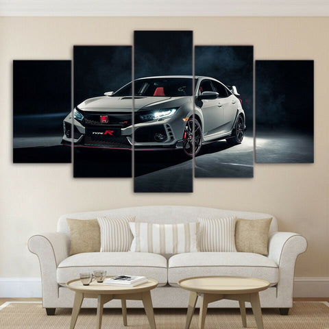 Honda Civic Type R Coupe Car Wall Art Canvas Printing Decor