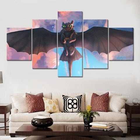 How to Train Your Dragon Movie Wall Art Canvas Printing Decor