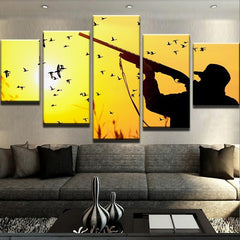 Hunting Sunset Wall Art Canvas Printing Decor