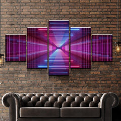 Infinity Mirror Wall Canvas Wall Art Printing Decor