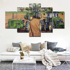 John Deere Farm Tractors Agriculture Wall Art Canvas Printing Decor