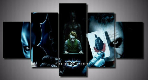 Joker Arkham Asylum Batman Harley Quinn Wall Art Canvas Printing Decor