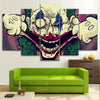 Image of Joker Mad Clown Villain Wall Art Canvas Printing Decor