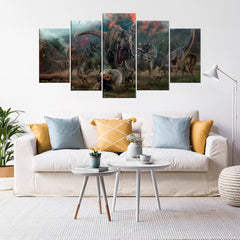 Jurassic World Fallen Kingdom Dinosaur Wall Art Canvas Printing Decor