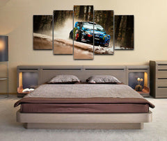 Ken Block Fiesta Hoonigan Gymkhana Wall Art Canvas Printing Decor