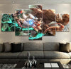 Image of League Of Legends Full Squad Wall Art Canvas Printing Decor