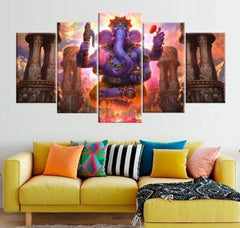 Lord Ganesha The God Wall Art Canvas Printing Decor