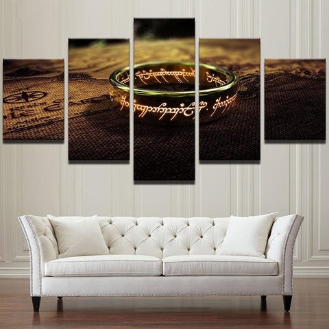 Lord Of The Rings The One Ring Wall Art Canvas Printing Decor
