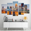 Image of Louisville Kentucky City View Wall Art Canvas Printing Decor