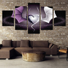 Love Dragon Wall Art Canvas Printing Decor