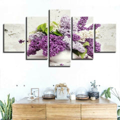 Lovely Lilac Flowers Wall Art Canvas Printing Decor
