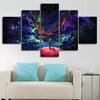 Image of Luminous Space Journey Stars Galaxy Wall Art Canvas Printing Decor