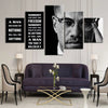 Image of Malcolm X Inspirational Quotes Wall Art Canvas Printing Decor