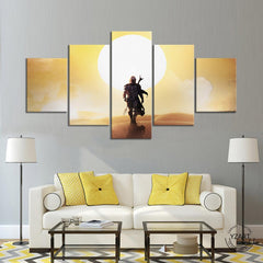 Mandalorian Star Wars Wall Art Canvas Printing Decor